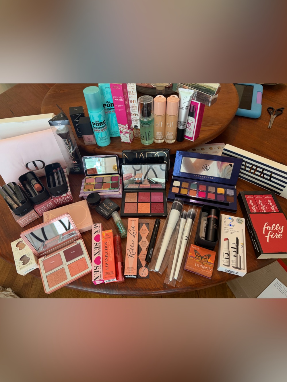 massive luxury makeup bundle all brand new unused and christian dior clutch